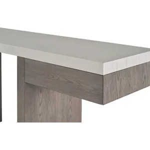 As Shown: Oyster top, Madeira base