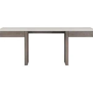 As Shown: Oyster top, Madeira base