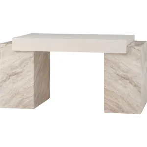 As Shown: Oyster top, Lena Grey Marble base