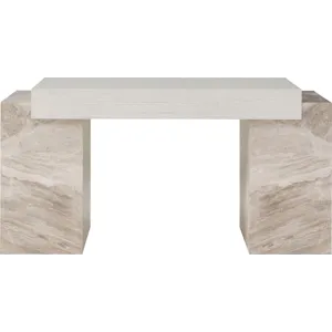 As Shown: Oyster top, Lena Grey Marble base