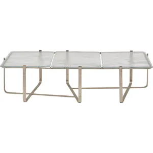 As Shown: Cast Murano glass top, Luna Bronze base