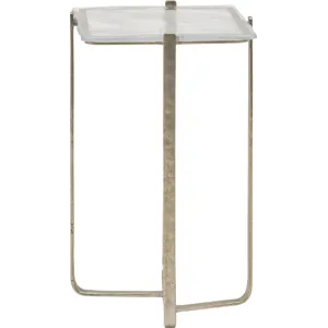 As Shown: Cast Murano glass top, Luna Bronze base