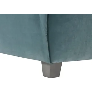 As Shown: fabric 23-207, welt fabric 23-208, Sterling Grey finish