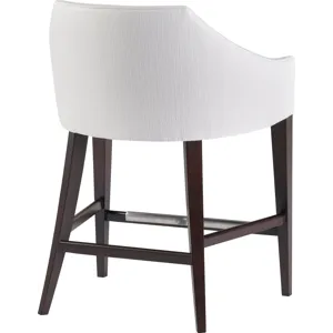 As Shown: fabric 23-130, Chocolate Mink finish, Brushed Stainless Steel kickplate