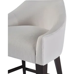 As Shown: fabric 23-130, Chocolate Mink finish, Brushed Antique Bronze kickplate