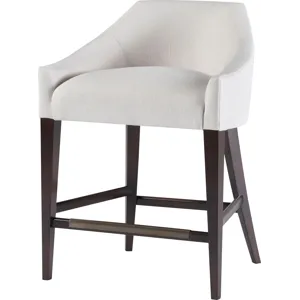 As Shown: fabric 23-130, Chocolate Mink finish, Brushed Antique Bronze kickplate