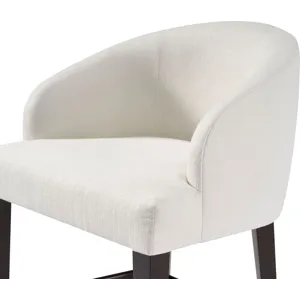 As Shown: fabric 23-130, Chocolate Mink finish, Brushed Stainless Steel kickplate