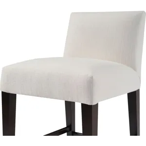 As Shown: fabric 23-130, Chocolate Mink finish, Brushed Stainless Steel kickplate