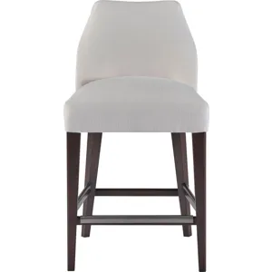 As Shown: fabric 23-130, Chocolate Mink finish, Brushed Stainless Steel kickplate