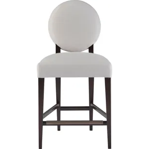 As Shown: fabric 23-130, Chocolate Mink finish, Brushed Antique Bronze kickplate