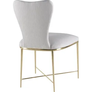 As Shown: 24-287 fabric, Pure Brass