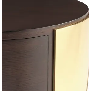 As Shown: Carob with Pure Brass