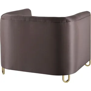 As Shown: 24-285 fabric, Pure Brass finish