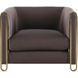 As Shown: 24-285 fabric, Pure Brass finish
