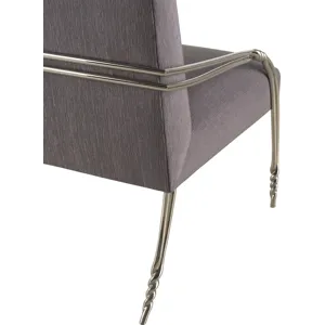 As Shown: 24-288 fabric, Nickel Plated Brass
