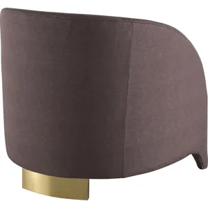 As Shown: 24-289 fabric, Pure Brass