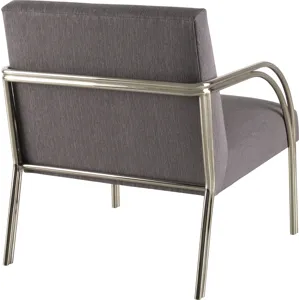 As Shown: 24-288 fabric, Nickel Plated Brass