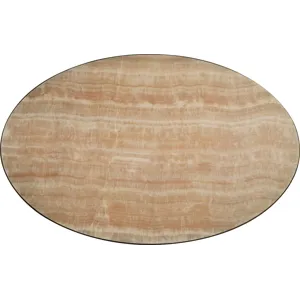 As Shown: Honed Honey Onyx with Warm Bronze