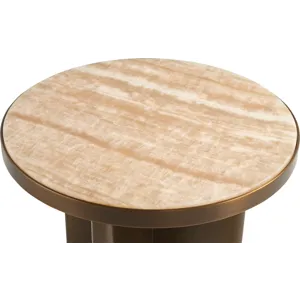 As Shown: Honed Honey Onyx with Warm Bronze