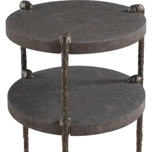 As Shown: Leathered Belgian Bluestone, Anneal legs