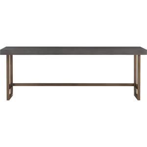 As Shown: Leathered Belgian Bluestone top, Haze base