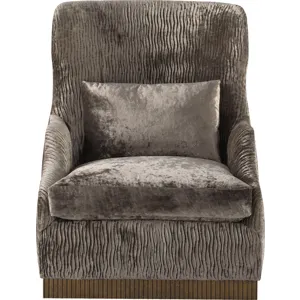 As Shown: fabric body 25-243, seat and throw 25-237, Ferrous finish