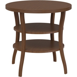 Baker Reserve Round Tiered End Table