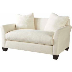 Bespoke Seating Bespoke Loveseat with Shelter Weltless Arm