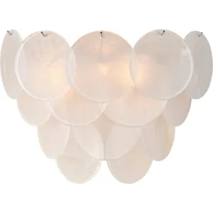 As Shown: Murano Glass discs, Chrome