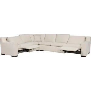 As Shown: Left Arm Loveseat, Corner Chair, Right Arm Sofa with Modern Track Arm: fabric 18-500, mode