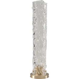 As Shown: Cast Murano Glass with Cast Brass