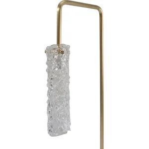 As Shown: Cast Murano Glass with Cast Brass