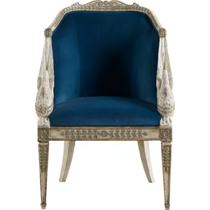 As Shown: fabric 85-534, Venetian finish with Worn Gilt tipping