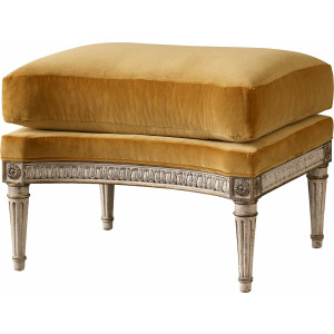 Stately Homes King Louis XVI Carved Ottoman