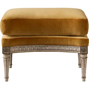 As Shown: fabric 85-531 (no longer available), Venetian finish with Worn Gilt tipping