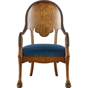 As Shown: fabric 85-534, Honey finish