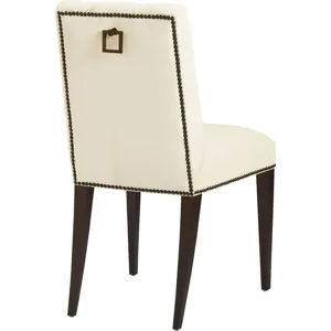 As Shown: seat and back fabric 49-450 (no longer available), outside leather L1269 (no longer availa