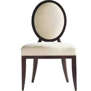 Barbara Barry Oval X-Back Dining Side Chair