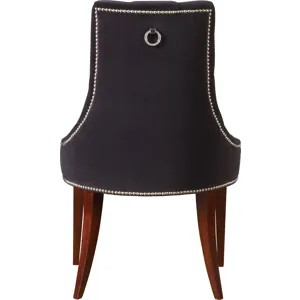 As Shown: fabric 64-146 (no longer available), Luxe finish, Polished Nickel pull and nail trim