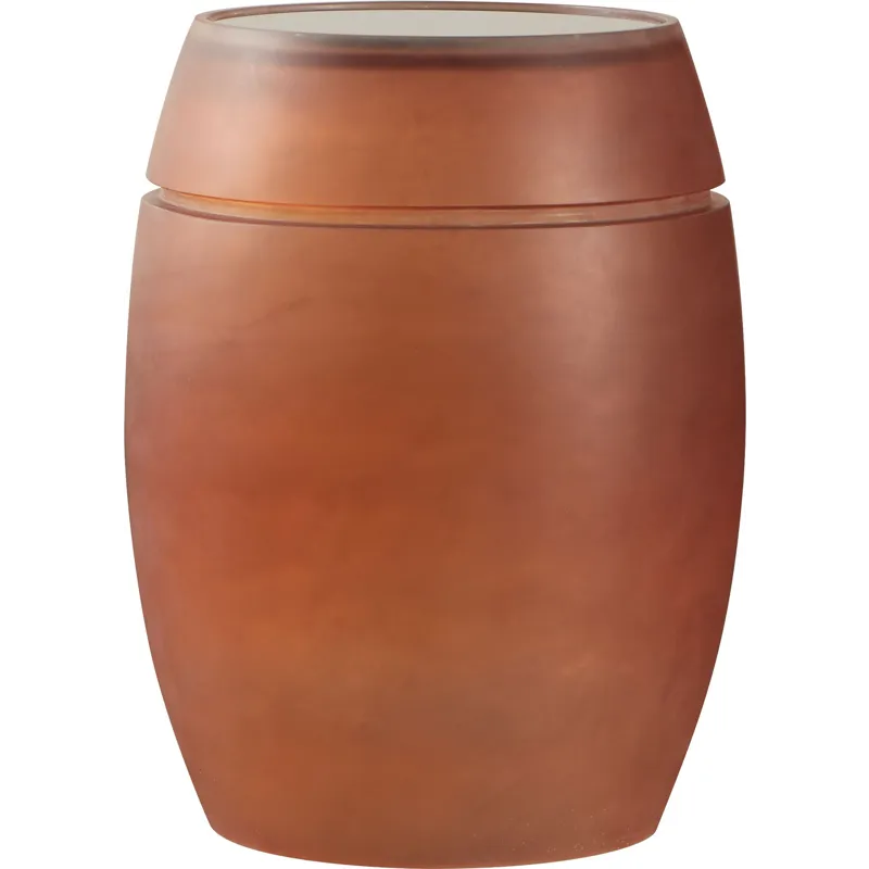 As Shown: Amber finish