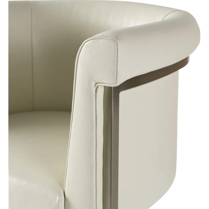 As Shown: leather L1420 (no longer available), Antique Silver finish (no longer available)