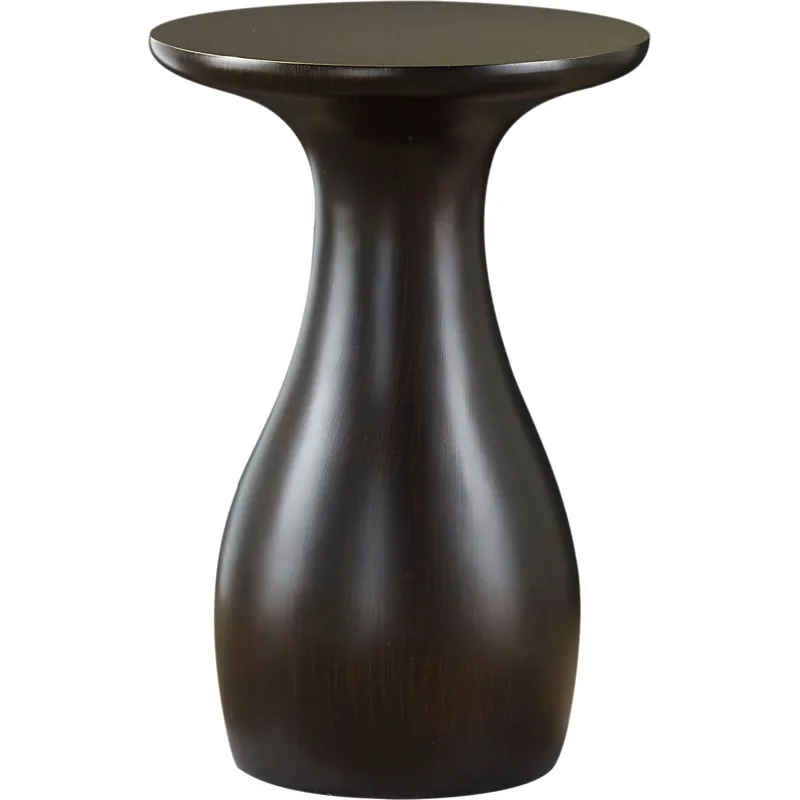 As Shown: Polished Brass top, Dark Bronze resin base
