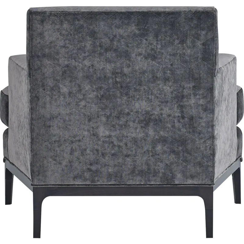 As Shown: fabric 19-840 (limited availability), Black Mink finish, Oil Rubbed Bronze ferrules