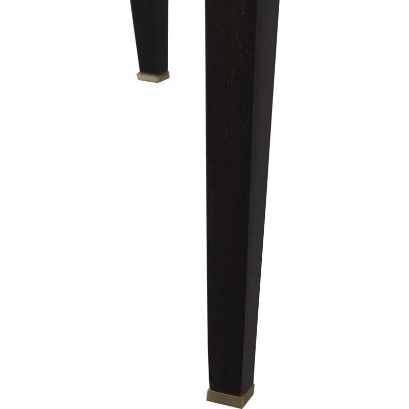 As Shown: fabric 94-540 (no longer available), Caviar finish