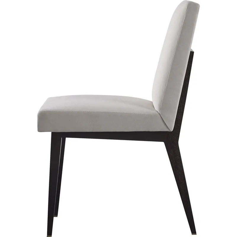 As Shown: fabric 94-540 (no longer available), Caviar finish
