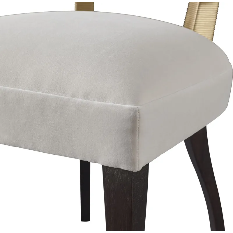 As Shown: fabric 94-540 (no longer available), Caviar finish