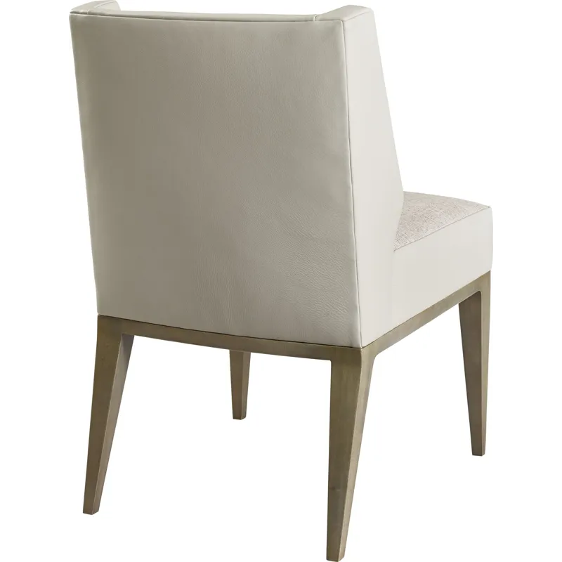As Shown: seat and back fabric 93-165, outside leather L1532 (no longer available), Sand finish (no 