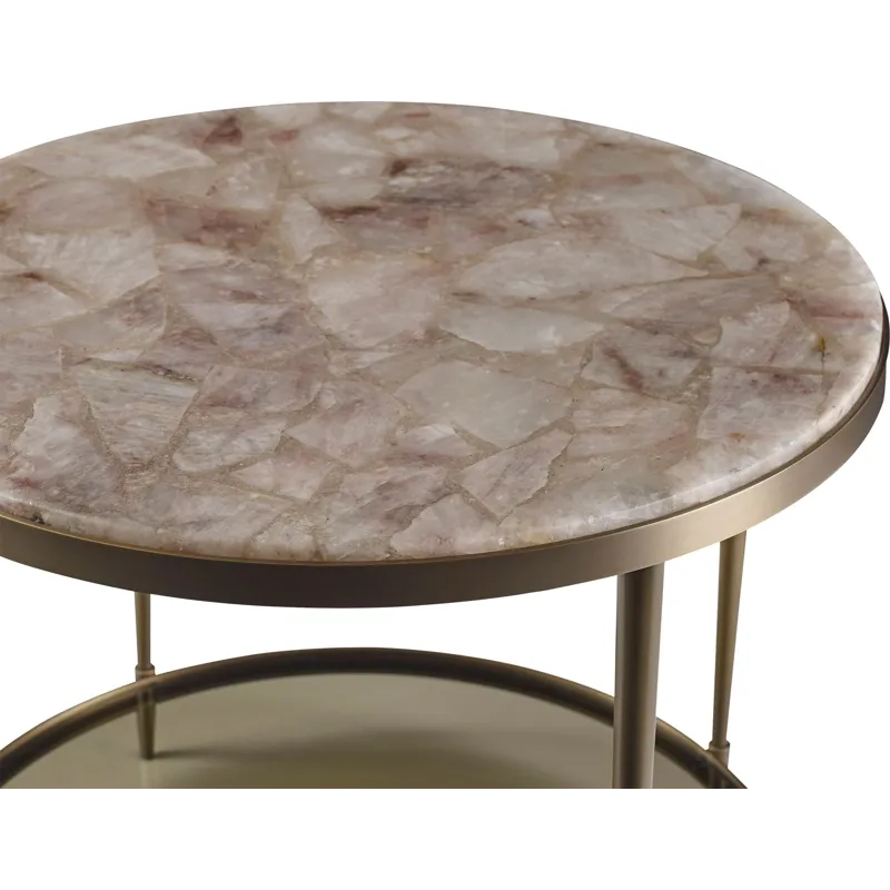 As Shown: Rose Quartz Top