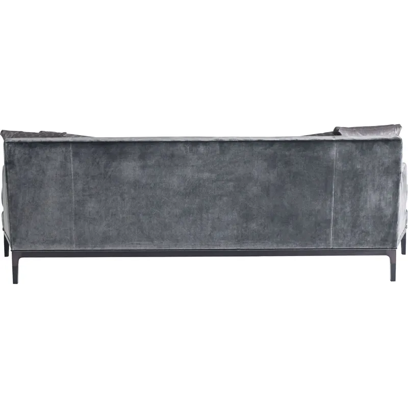 As Shown: fabric 19-812, pillow fabric 86-535 (no longer available), Black Mink finish, Oil Rubbed B