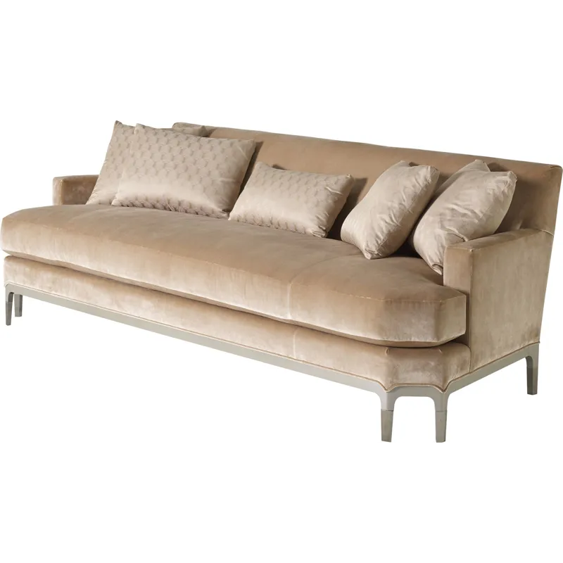 As Shown: fabric 19-811, Gray Mink finish, Antique Silver ferrules (no longer available)